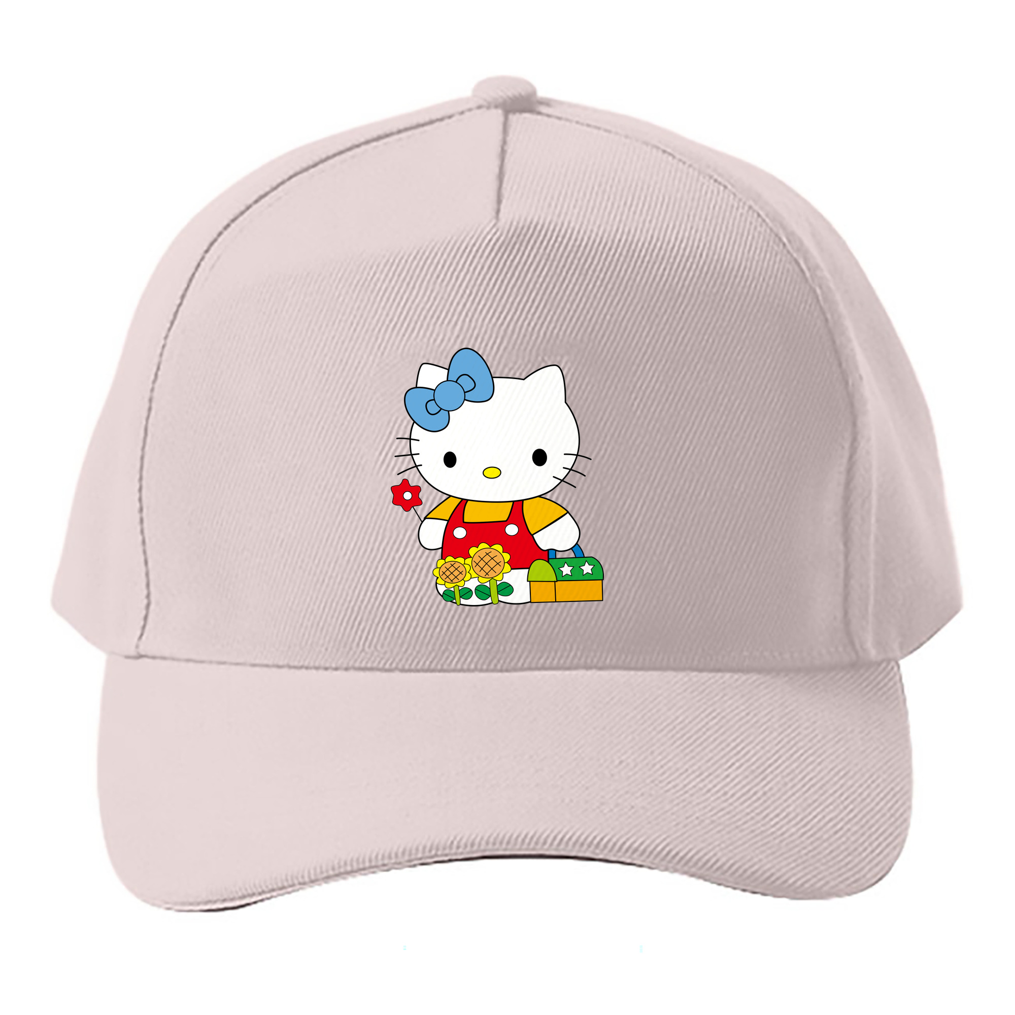 （画像用） Hello Kitty ハローキティ ベースボールキャップ 綿100％ 男女兼用 帽子 スポーツ